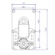 Gear motor Mellor FB1268, 1.5RPM | Gear Motors | Pellet Stove Parts |