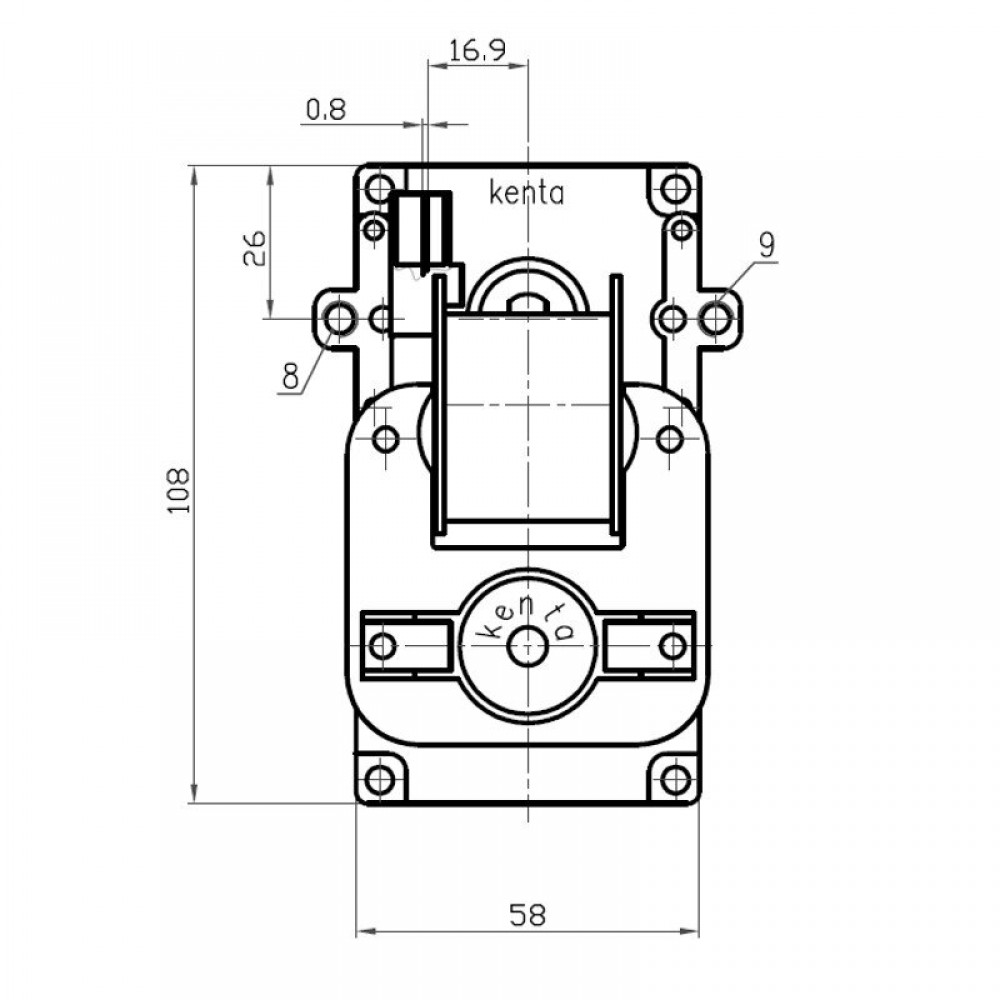 Gear motor Kenta K9117156, 5RPM | Gear Motors Gear motor Kenta K9117156, 5RPM | Gear Motors | Pellet Stove Parts |