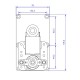 Gear motor Mellor FB1171, 1.5RPM for pellet stove Eco Spar, Arce, Cadel, Caminetti Montegrappa, Edilkamin, Italiana Camini, Palladio and others | Gear Motors | Pellet Stove Parts |