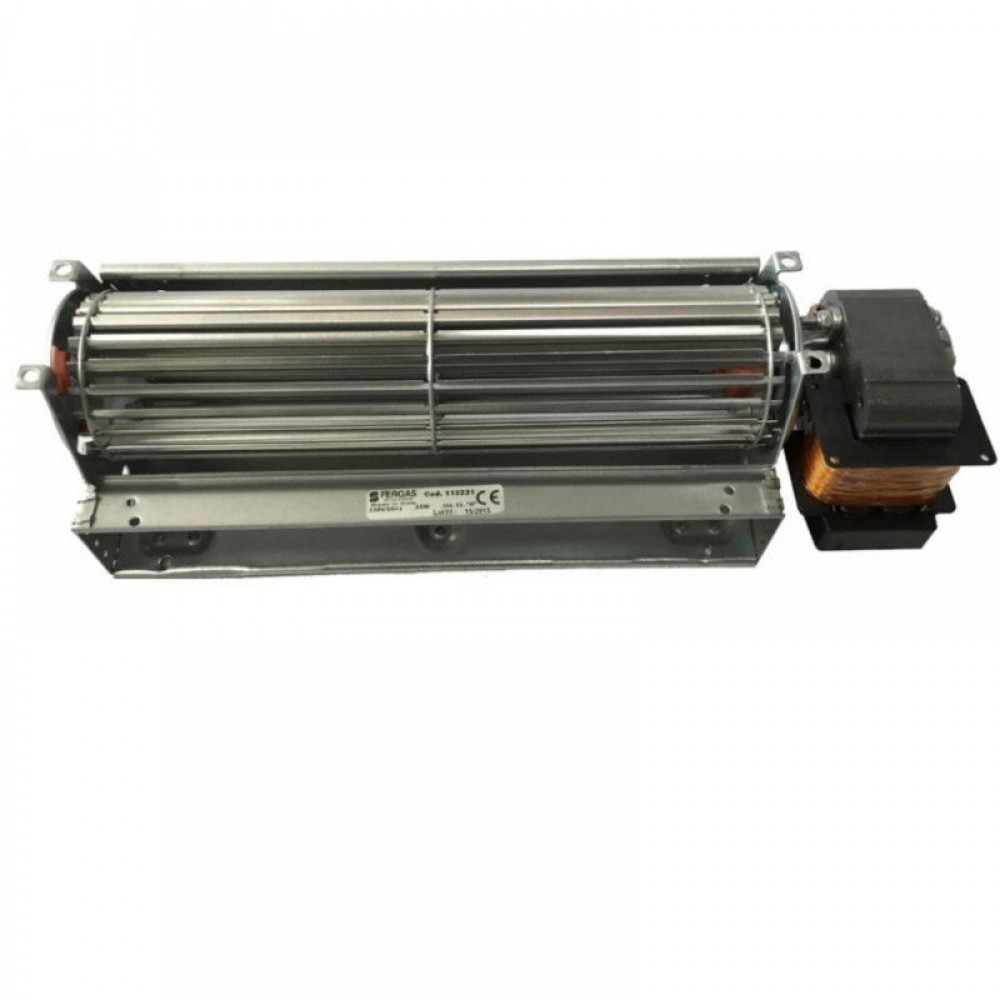 Tangential fan Fergas for pellet Ecoteck, Karmek One, Ravelli and others with Ø60 mm, Flow 220 m³/h | Fans and Blowers | Pellet Stove Parts |