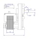 Gear motor Mellor FB1271, 4RPM for pellet stove Caminetti Montegrappa and others | Gear Motors | Pellet Stove Parts |