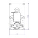 Gear motor Mellor FB1255, 4RPM for pellet stove Eco Spar and others | Gear Motors | Pellet Stove Parts |