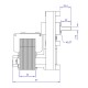 Gear motor Mellor FB1255, 4RPM for pellet stove Eco Spar and others | Gear Motors | Pellet Stove Parts |
