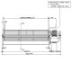 Tangential fan for pellet stoves Edilkamin and others with Ø80 mm, Flow 485 m³/h | Fans and Blowers | Pellet Stove Parts |