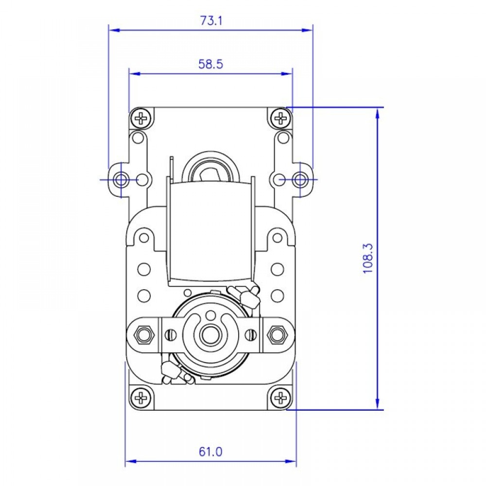 Hollow-shaft Gear motor Mellor KB1014, 3RPM for pellet stove Karmek One, Eurostek and others | Gear Motors | Pellet Stove Parts |