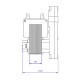 Hollow-shaft Gear motor Mellor KB1014, 3RPM for pellet stove Karmek One, Eurostek and others | Gear Motors | Pellet Stove Parts |