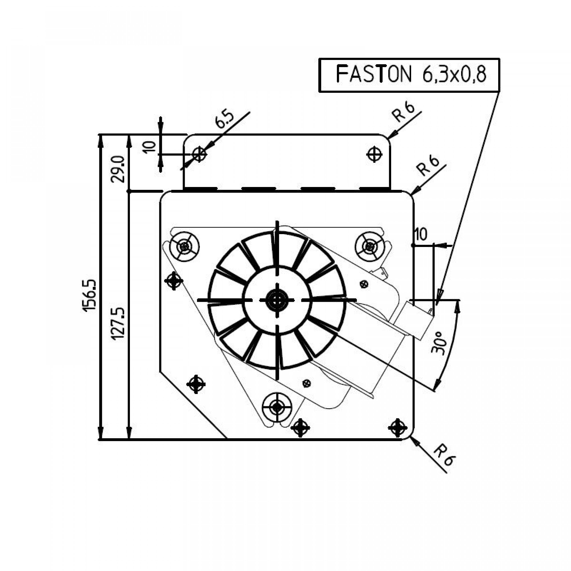 Ventilateur Tangentiel TGO 80/1 – Pour Poêle à Granulés Edilkamin – Référence 153612