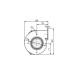 Centrifugal fan EBM for pellet stoves, flow 155 m³/h | Fans and Blowers | Pellet Stove Parts |