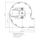 Centrifugal fan EBM for pellet stoves, flow 95 m³/h | Fans and Blowers | Pellet Stove Parts |