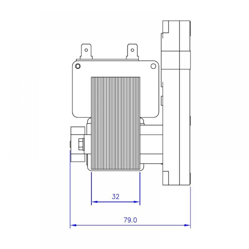 Hollow-shaft Gear motor Mellor KB1004, 5RPM for pellet stove Karmek One, Eurostek and others | Gear Motors | Pellet Stove Parts |