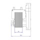 Hollow-shaft Gear motor Mellor KB1004, 5RPM for pellet stove Karmek One, Eurostek and others | Gear Motors | Pellet Stove Parts |