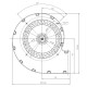 Centrifugal fan EBM for pellet stoves Ecoteck, Edilkamin, Ravelli and others, flow 140 m³/h | Fans and Blowers | Pellet Stove Parts |