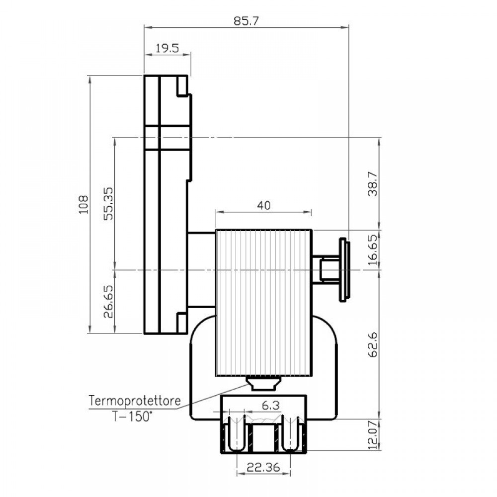 Hollow-shaft Gear motor Kenta K9117057, 2RPM for pellet stove Edilkamin and others | Gear Motors Hollow-shaft Gear motor Kenta K9117057, 2RPM for pellet stove Edilkamin and others | Gear Motors | Pellet Stove Parts |
