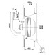 Centrifugal fan EBM, flow 195 m³/h | Fans and Blowers | Pellet Stove Parts |