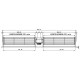 Double cross-flow fan Fergas for pellet stoves, Ø60 mm, flow 248 m³/h | Fans and Blowers | Pellet Stove Parts |
