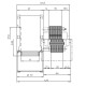 Centrifugal fan Fergas, flow 121 m³/h | Fans and Blowers | Pellet Stove Parts |