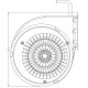 Centrifugal fan Natalini  for pellet stoves Eco Spar, Deville, Puros and others- Sit Group, flow 480 m³/h | Fans and Blowers | Pellet Stove Parts |