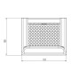 Cast iron burn pot for pellet stove, 151X125 | Burn Pots | Pellet Stove Parts |