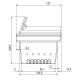 Cast iron burn pot for pellet stove, 151X125 | Burn Pots | Pellet Stove Parts |