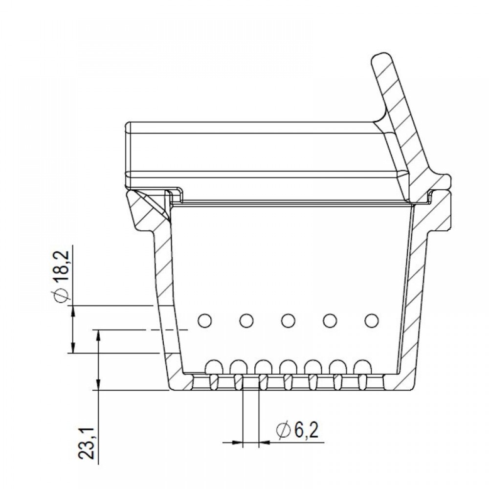 Cast iron burn pot for pellet stove, 151X125 | Burn Pots | Pellet Stove Parts |