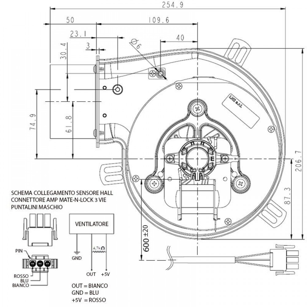 Smoke extractor fan LN2 Natalini for pellet stoves Maximum airflow 160 m³/h | Fans and Blowers Smoke extractor fan LN2 Natalini for pellet stoves Maximum airflow 160 m³/h | Fans and Blowers | Pellet Stove Parts |