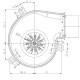 Smoke extractor fan LN2 Natalini for pellet stoves Maximum airflow 160 m³/h | Fans and Blowers Smoke extractor fan LN2 Natalini for pellet stoves Maximum airflow 160 m³/h | Fans and Blowers | Pellet Stove Parts |