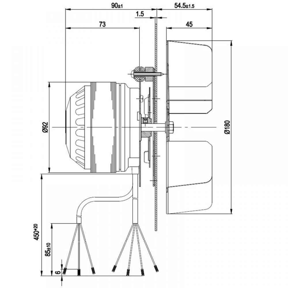 Smoke extractor fan EBM for pellet stoves Anselmo Cola, Clam, Ecoteck, Edilkamin, Evacalor, Ferroli, Karmek One, Laminox, MCZ, La Nordica, Palazzetti, Ravelli and others | Fans and Blowers | Pellet Stove Parts |