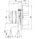 Smoke extractor fan EBM for pellet stoves Anselmo Cola, Clam, Ecoteck, Edilkamin, Evacalor, Ferroli, Karmek One, Laminox, MCZ, La Nordica, Palazzetti, Ravelli and others | Fans and Blowers | Pellet Stove Parts |