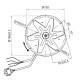 Smoke extractor Fandis for pellet stoves Cadel, Clam, Deville, Edilkamin, Italiana Camini, Karmek One, Palazetti and others | Fans and Blowers | Pellet Stove Parts |