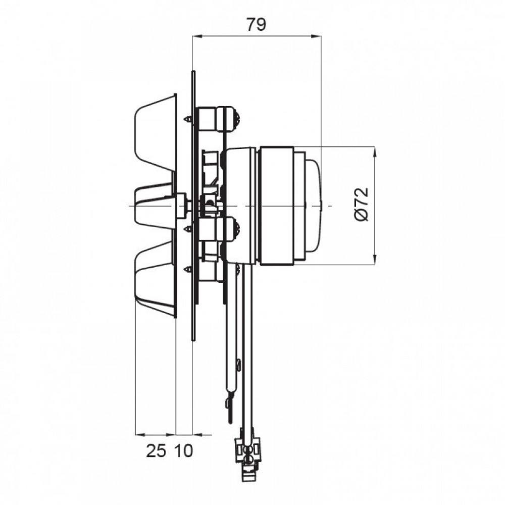 Smoke extractor Fandis for pellet stoves Cadel, Clam, Deville, Edilkamin, Italiana Camini, Karmek One, Palazetti and others | Fans and Blowers | Pellet Stove Parts |