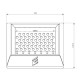 Stainless steel burn pot for pellet stove Ecoteck, Ravelli and others | Burn Pots | Pellet Stove Parts |