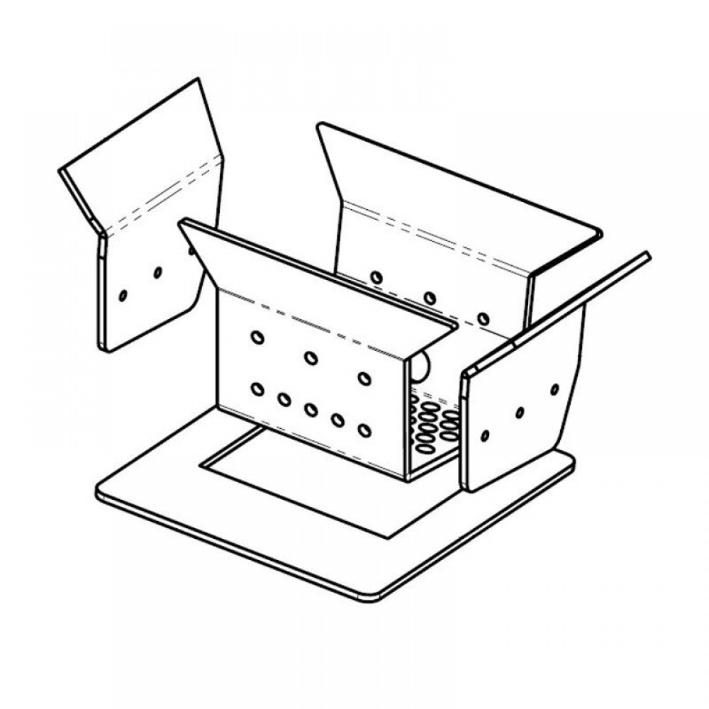 Stainless steel burn pot for pellet stove Ecoteck, Ravelli and others | Burn Pots | Pellet Stove Parts |