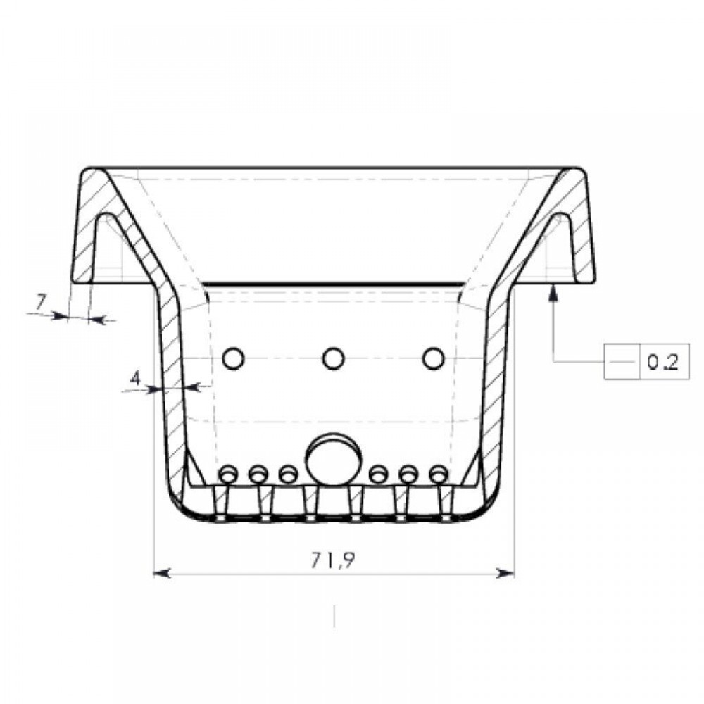 Cast iron burn pot for pellet stoves Ecoteck, Ravelli and others | Burn Pots | Pellet Stove Parts |