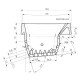 Cast iron burn pot for pellet stoves Ecoteck, Ravelli and others | Burn Pots | Pellet Stove Parts |