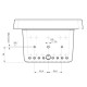 Cast iron burn pot for pellet stoves Ecoteck, Ravelli and others | Burn Pots | Pellet Stove Parts |