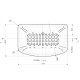 Cast iron burn pot for pellet stoves Ecoteck, Ravelli and others | Burn Pots | Pellet Stove Parts |