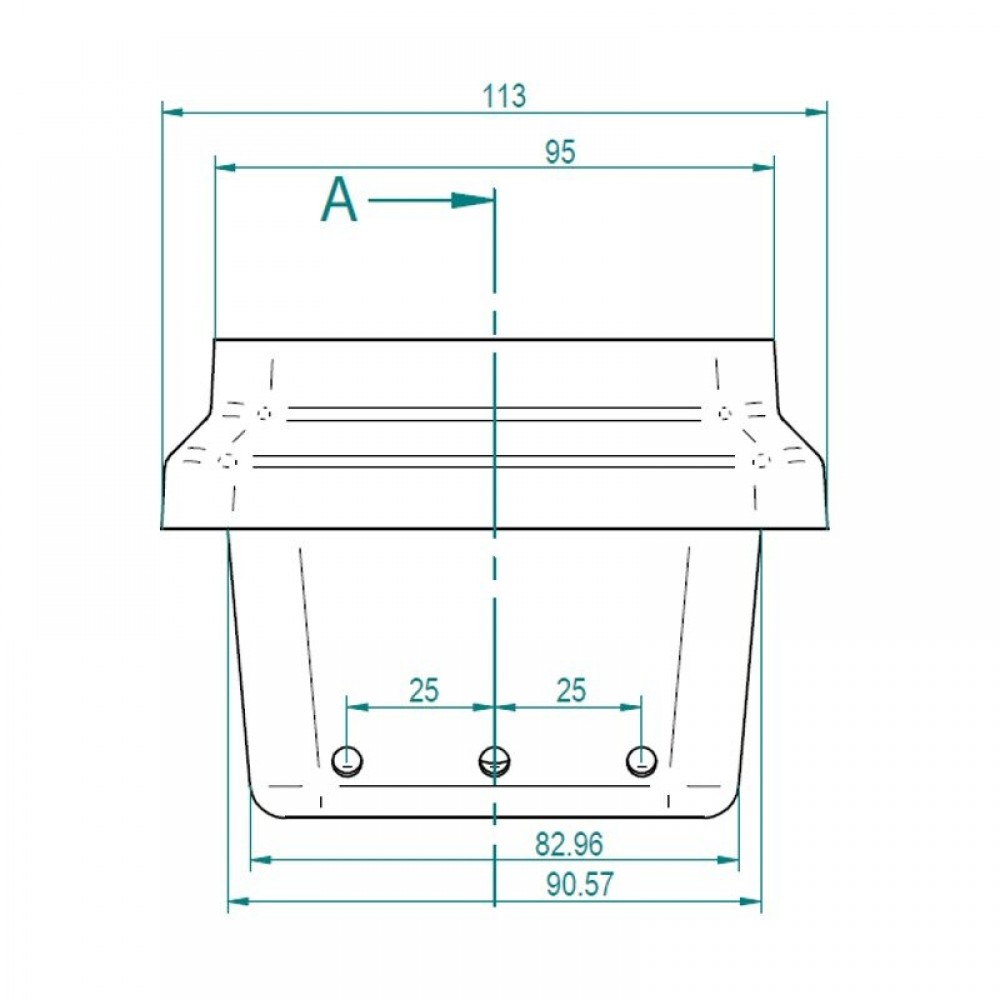 Cast iron burn pot for pellet stove, 113 x 93mm | Burn Pots | Pellet Stove Parts |