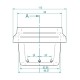 Cast iron burn pot for pellet stove, 113 x 93mm | Burn Pots | Pellet Stove Parts |