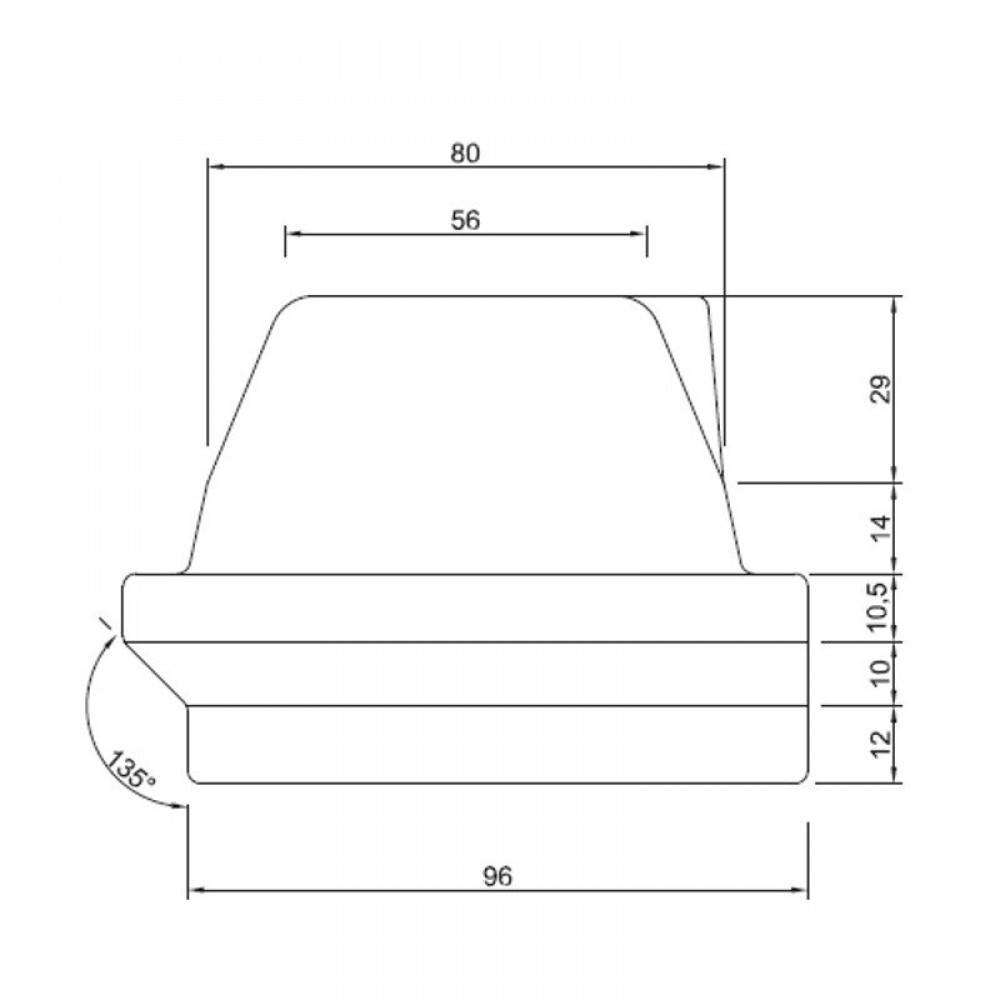 Cast iron burn pot for pellet stove, 165 x 106mm | Burn Pots | Pellet Stove Parts |