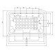 Cast iron burn pot for pellet stove, 165 x 106mm | Burn Pots | Pellet Stove Parts |