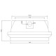 Cast iron burn pot for pellet stove, 165 x 106mm | Burn Pots | Pellet Stove Parts |