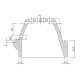 Cast iron burn pot for pellet stove, 165 x 106mm | Burn Pots | Pellet Stove Parts |
