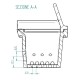 Cast iron burn pot for pellet stove, 118 x 99mm | Burn Pots | Pellet Stove Parts |