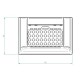 Cast iron burn pot for pellet stove, 136 x 92mm | Burn Pots | Pellet Stove Parts |