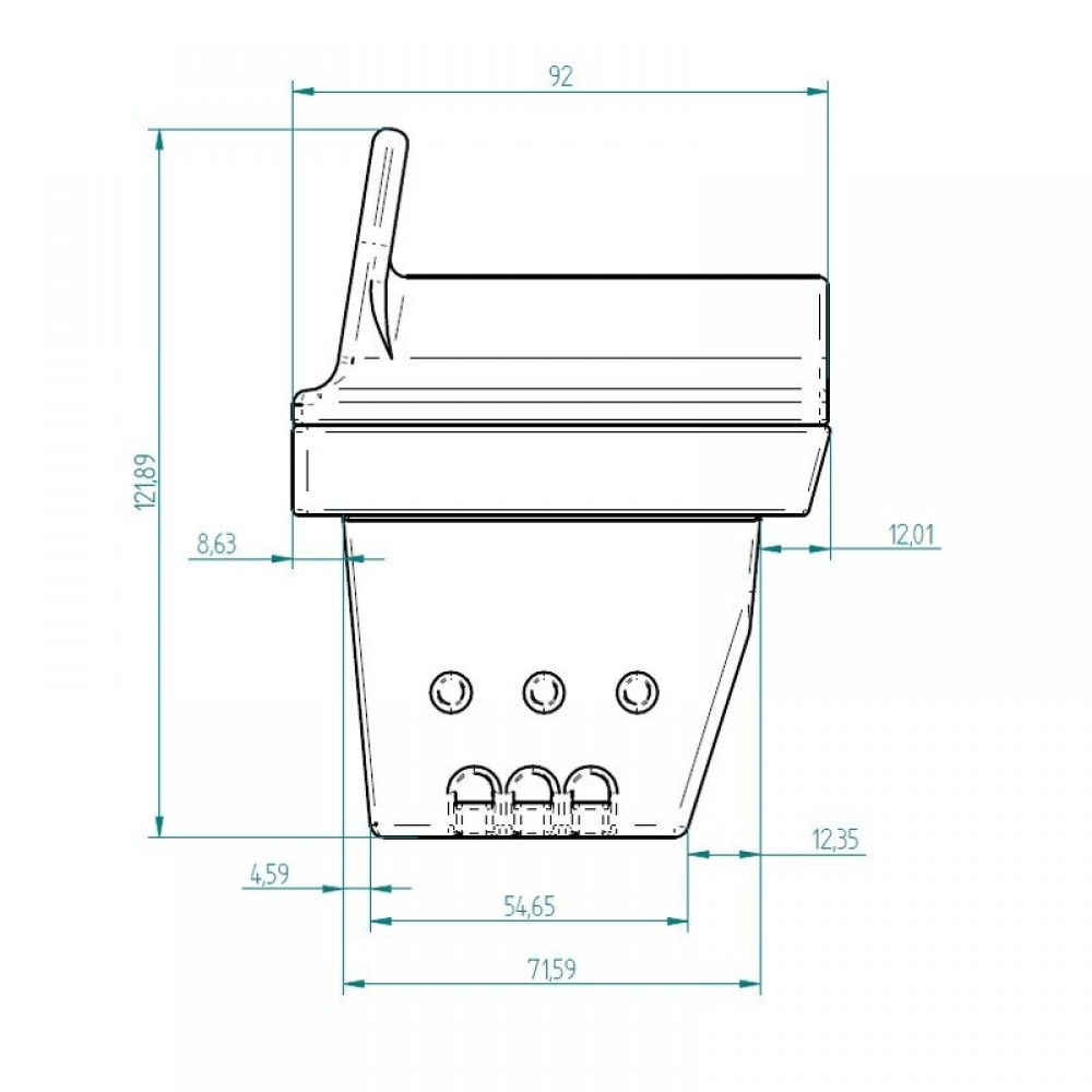 Cast iron burn pot for pellet stove, 136 x 92mm | Burn Pots | Pellet Stove Parts |