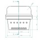Cast iron burn pot for pellet stove, 136 x 92mm | Burn Pots | Pellet Stove Parts |