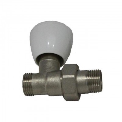 Fornara straight radiator valve for adapter 1/2"M x 24*19 - Installation