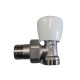 Fornara angled radiator valve for adapter 1/2