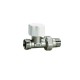 Luxor straight radiator valve for thermoregulator 1/2
