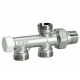 Luxor 4 way distributor with floor connections 24*19 x 1/2"M